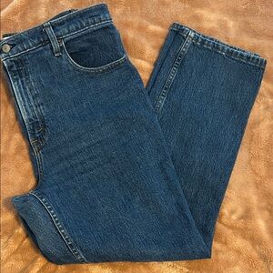 Abercrombie & Fitch Dark Blue Straight Jeans
